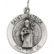 Sterling Silver 18.00 MM St. Patrick Medal