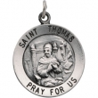 14K Yellow Gold St. Thomas Medal