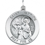 Picture of 14K Yellow 15.00 MM St.matthew Medal