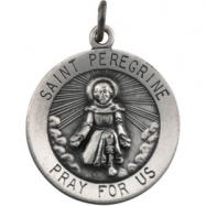 Picture of 14K Yellow 22.00 MM St.peregrine Medal