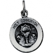 Picture of Sterling Silver Rd Holy Communion Pend Medal