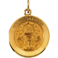 Picture of 14K Yellow Gold Holy Communion Medal