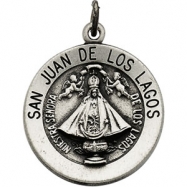 Picture of 14K Yellow 15.00 MM San Juan Of Los Lagos Medal