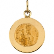 Picture of 14K Yellow Gold St.anne De Beaupre Medal