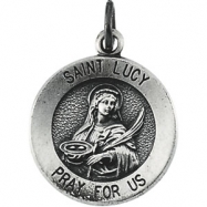 Picture of 14K Yellow 15.00 MM St.lucy Medal