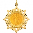 14K Yellow Gold Miraculous Medal