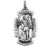 Sterling Silver 30.00X20.00 MM St. Florian Medal