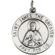 Picture of 14K Yellow Gold St. James Medal