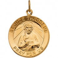 Picture of 14K Yellow Gold St. Jude Thaddeus Medal