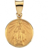 Picture of 18K Yellow Gold Miraculous Medal