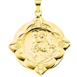 14K Yellow Gold St. Anthony Medal