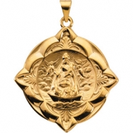 Picture of 14K Yellow Gold Caridad Del Cobre Medal