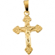 Picture of 14K Yellow Gold Childs Crucifix Pendant