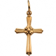 Picture of 14K Yellow Gold Cross Pendant