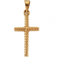 Picture of 14K Yellow Gold Cross Pendant