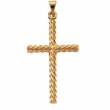 14K Yellow Gold Cross Pendant