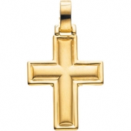 Picture of 14K Yellow Gold Cross Pendant