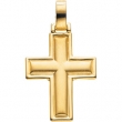 14K Yellow Gold Cross Pendant