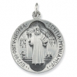 14K Yellow 18.00 MM St.benedict Medal