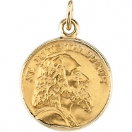 Picture of 14K Yellow Gold 15.25 Rd St Jude Thaddeus Pend Medal