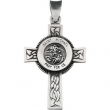 Sterling Silver 28.5x20.75 St. Michael Cross