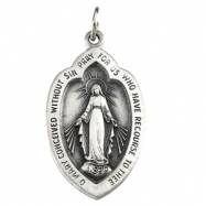 Picture of Sterling Silver 23.00X15.00 MM Miraculous Medal