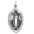 14K Yellow 20.00X13.00 MM Miraculous Medal