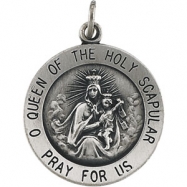 Picture of Sterling Silver 18.00 MM Scapular Medal