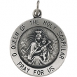 Sterling Silver 18.00 MM Scapular Medal