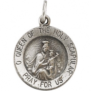 Picture of Sterling Silver 15.00 MM Scapular Medal