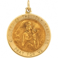 Picture of 14K Yellow 22.00 MM Scapular Medal