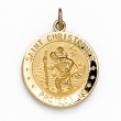 Sterling Silver 18.00MM;P;ST. CHRISTOPHER/US AIR FORCE MEDAL St. Christopher/us Air Force M