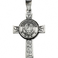 Picture of Sterling Silver 28.5x20.75 Us Army Cross