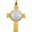 14K Yellow White Gold Two Tone Us Army Cross