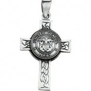 Picture of Sterling Silver 28.5x20.75 Us Navy Cross