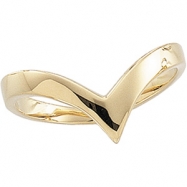 Picture of 14K Yellow Gold V Shaped Shank Metal Fashion Ring