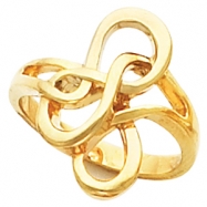 Picture of 14K Yellow Gold Metal Fashion Ring