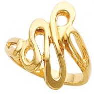 Picture of 14K Yellow Gold Metal Fashion Ring