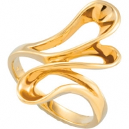 Picture of 14K Yellow Gold Metal Fashion Ring