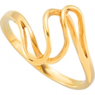 Picture of 14K Yellow Gold Metal Fashion Ring