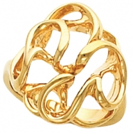 Picture of 14K Yellow Gold Metal Fashion Ring