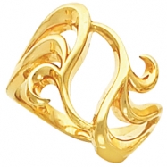 Picture of 14K Yellow Gold Metal Fashion Ring (10586)