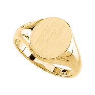 Picture of 14K Yellow Gold Signet Ring