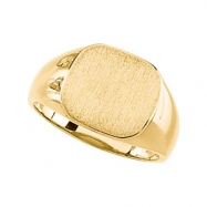 Picture of 14K Yellow Gold Signet Ring