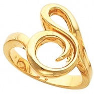 Picture of 14K Yellow Gold Metal Fashion Ring