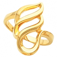 Picture of 14K Yellow Gold Metal Fashion Ring