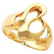 Picture of 14K Yellow Gold Metal Fashion Ring