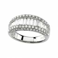 Picture of 14K White Gold Diamond Ring  Diamond quality AA (I1 clarity G-I color)