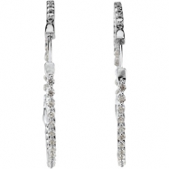 Picture of Sterling Silver Pair Fashion Earrings