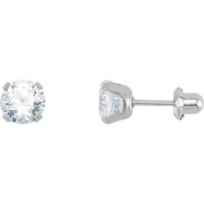 Picture of Nickel Pair Inverness Palladium Plated Cubic Zirconia Earring